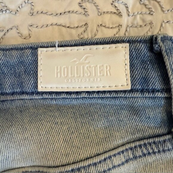 Hollister Patchwork Jeans Women's Size 3 Denim Ultra High-Rise Mom Stretch 26x31 - Picture 5 of 11